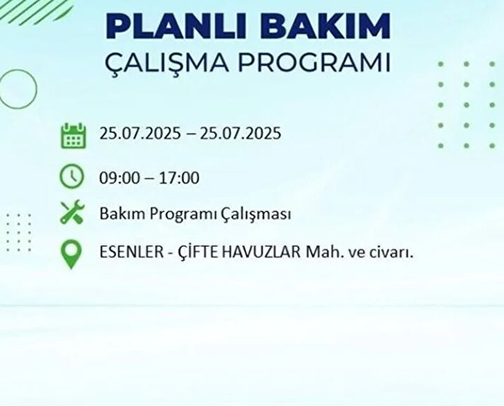 Esenler Elektrik Kesintisi